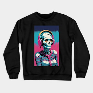 Retro Mummy DJ Crewneck Sweatshirt